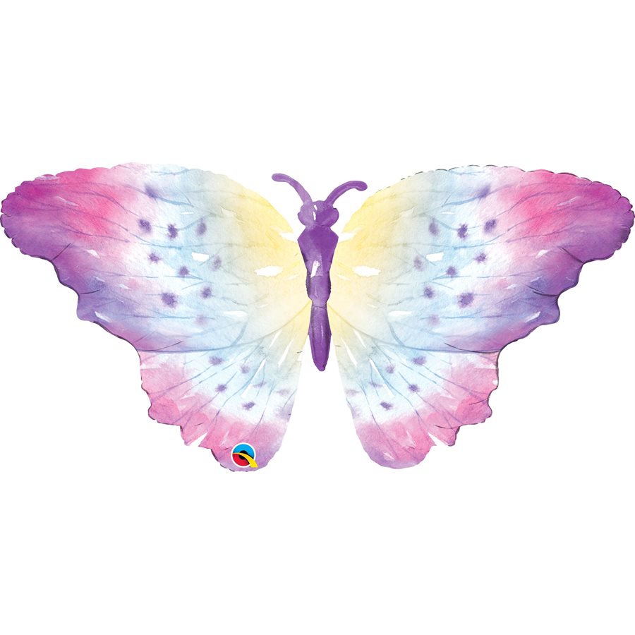Papillon watercolor Le Manoir du Ballon